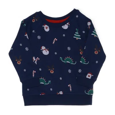 Jultröja (Blå, Flerfärgad) från St. Bernard Bomull, Polyester