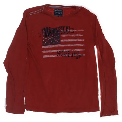 Lange mouwen shirt (Rood) van Woolrich