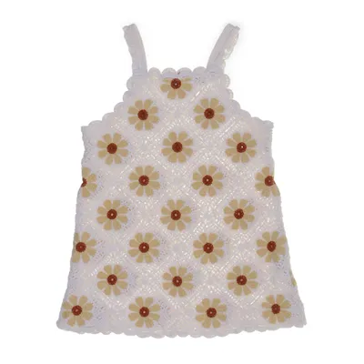 Klänning (Vit, Flerfärgad) från Zara Bomull, Polyester