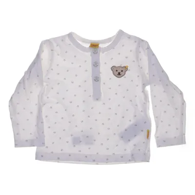 Henley shirt (Wit, Meerkleurig) van Steiff Katoen, Elastaan