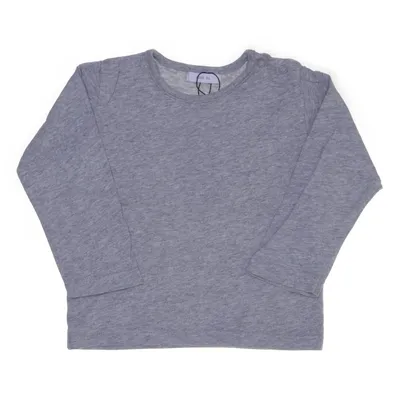 Långärmad t-shirt (Grå) från Hema Bomull