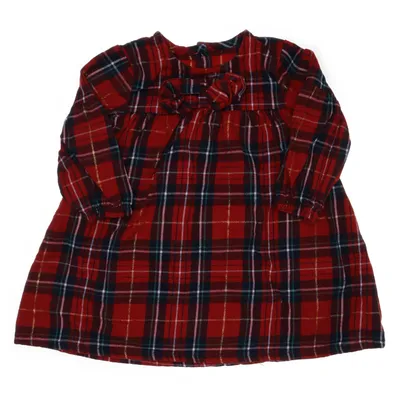 Dress (Red, Multicolored) from George Cotton, Metallic fiber, Polyester
