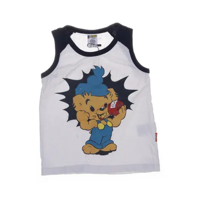 T-shirt (Vit, Blå, Svart) från Bamse by Lindex Bomull
