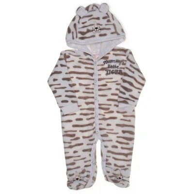 Mjukisdräkt (Vit, Brun) från My Baby Polyester