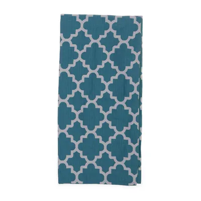 Kuddfodral (Turkos, Vit) från H&M Home Bomull