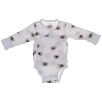 Body (Vit, Flerfärgad) från Lindex Baby Bomull, Elastan