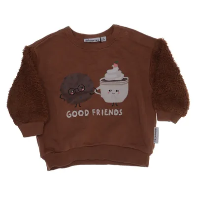 Sweatshirt (Brown) from Minories Cotton, Polyester