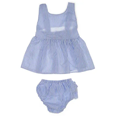 Set (Blauw, Wit) Katoen, Polyester