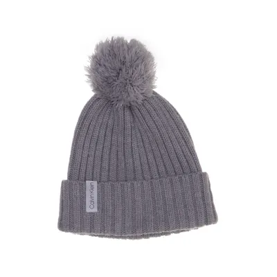 Pompon muts (Grijs) van Calvin Klein Acryl