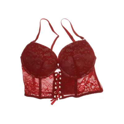 Bustier (Red) from Jette Elastane, Polyester