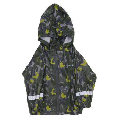 Regnjacka (Grön, Flerfärgad) från Nordbjørn Polyester, Polyuretan