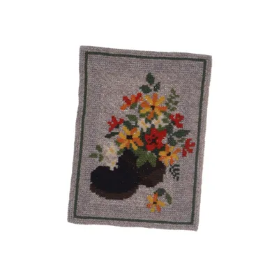 Embroidered wall hanging