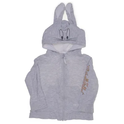 Hoodie (Gray) from C-Mini Organic cotton, Viscose