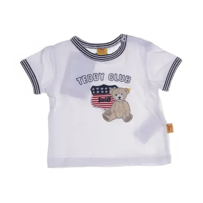 T-shirt (White, Multicolored) from Steiff Cotton, Elastane