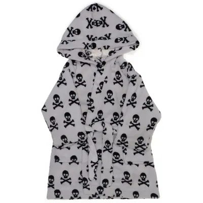 Bathrobe (White, Black) from Hemtex Polyester