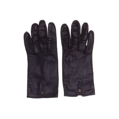 Leather gloves (Brown, Red)