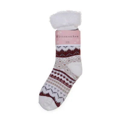 Strømper (Hvid, Flerfarvet) fra Hüttensocken