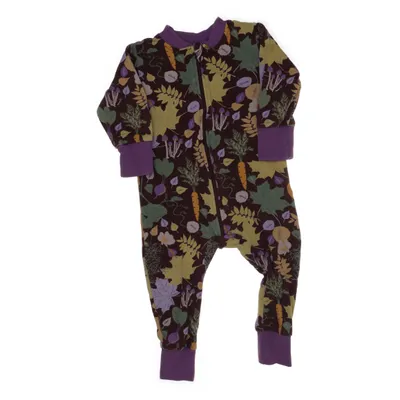 Sparkdräkt (Brun, Lila, Gul, Grön) från Duns Ekologisk bomull