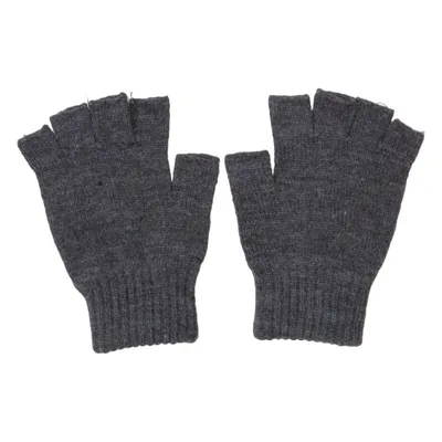 Vingerloze handschoenen (Grijs) van H&M Acryl, Polyester