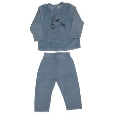 Pyjama (Blauw) van Orchestra Katoen, Polyester