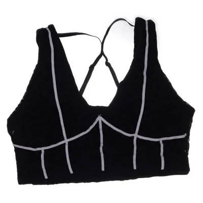 Sport-BH (Svart, Vit) från Elly Pistol Elastan, Polyester