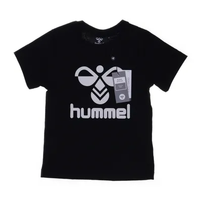 T-shirt (Sort, Hvid) fra Hummel Økologisk bomuld