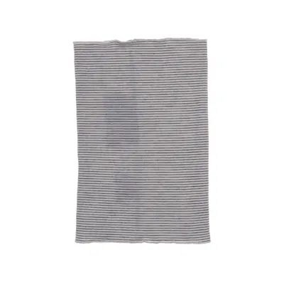 Neck warmer (White, Gray) from Lilano Silk, Wool