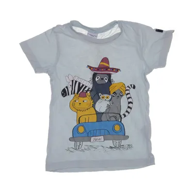 T-shirt (Grøn, Flerfarvet) fra Polarn O. Pyret Bomuld