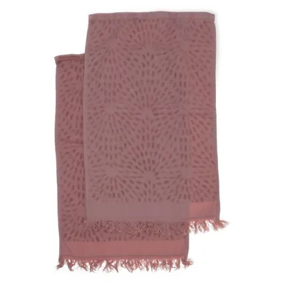 Handdoek (Roze) van H&M Home Katoen