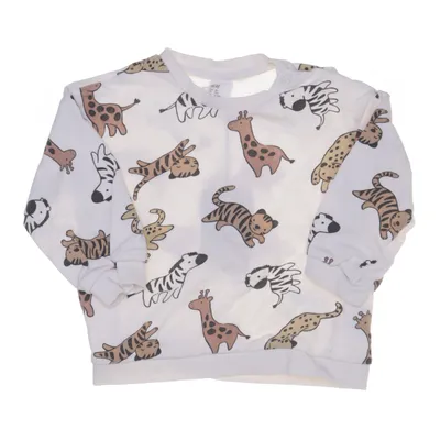 Sweatshirt (Meerkleurig, Wit) van H&M Katoen