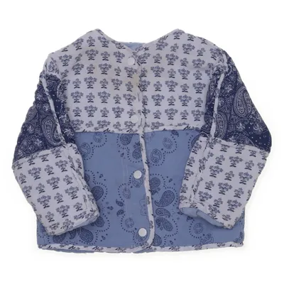Jacket (White, Blue) from Zara Polyester