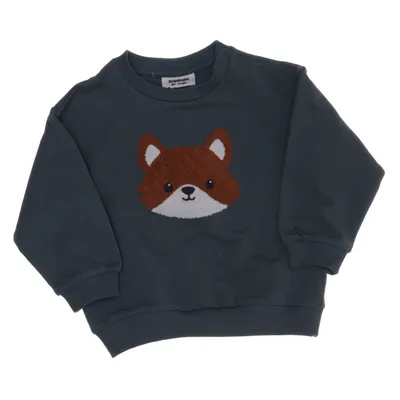 Collegetröja (Blå, Brun, Vit) från KappAhl Bomull, Elastan