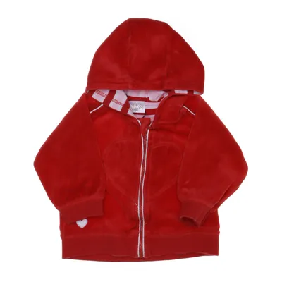 Hoodie (Red) from Kaxs by KappAhl Cotton, Polyester