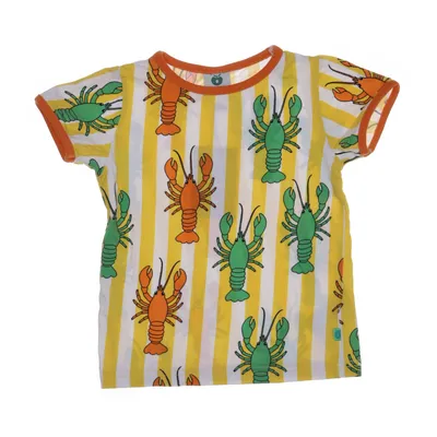 T-shirt (White, Yellow, Multicolored) from Småfolk Organic cotton, Elastane