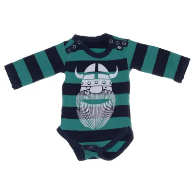 Romper (Blauw, Groen) van Danefae Katoen, Elastaan