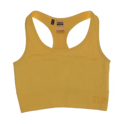 Sport-bh (Geel) van Stronger Elastaan, Polyamide