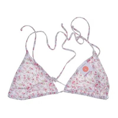 Bikiniöverdel (Vit, Flerfärgad) från Bik Bok Swimwear Elastan, Polyester