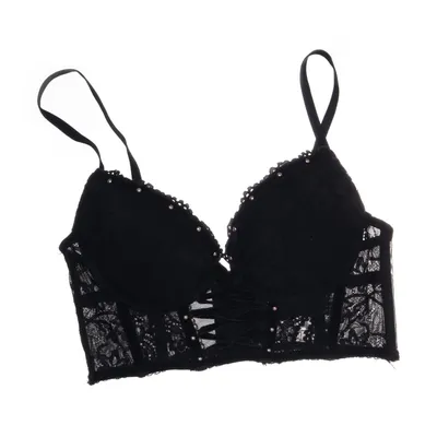 Bustier (Zwart) van Censored Elastaan, Polyamide