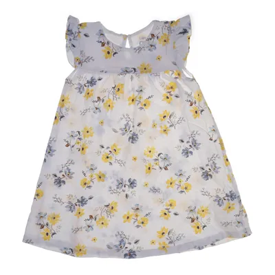 Klänning (Vit, Gul, Blå) från Baby C&A Bomull