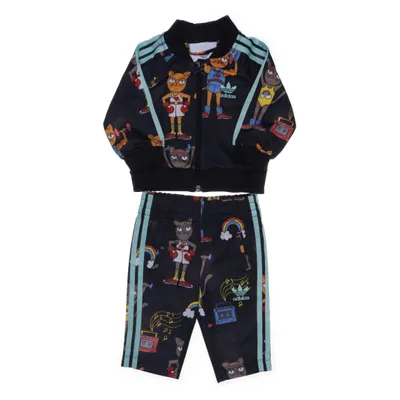 Sports kit (Black, Multicolored) from Adidas Mini Rodini Polyester