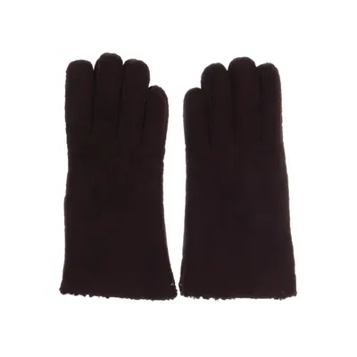 Leren handschoenen (Bruin) Suède
