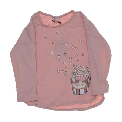 Collegetröja (Rosa, Flerfärgad) från Lindex Kids Bomull