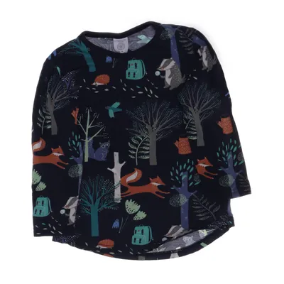 Långärmad t-shirt (Blå, Flerfärgad) från Lindex Kids Bomull