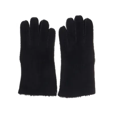 Läderhandskar (Svart) Mocka