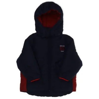 Winterjacke (Blau, Rot) von Fixoni Baumwolle, Polyester
