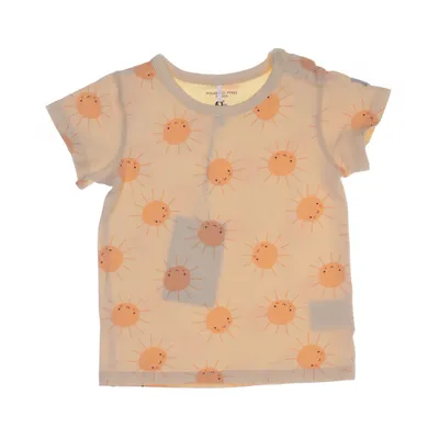 T-shirt (Geel, Oranje) van Polarn O. Pyret Organisch katoen, Elastaan