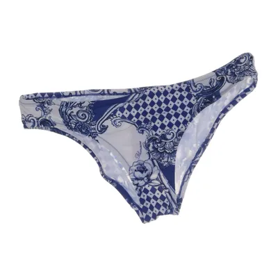 Bikiniunderdel (Blå, Vit, Flerfärgad) från Blumarine Elastan, Polyamid