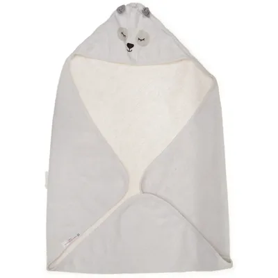 Badcape (Vit) från Lindex Newborn Bomull, Polyester