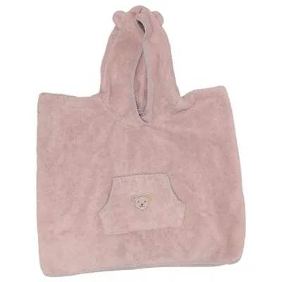 Bath cape (Pink) from Steiff Cotton