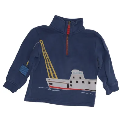 Sweatshirt (Blue, Multicolored) from Frugi Organic cotton
